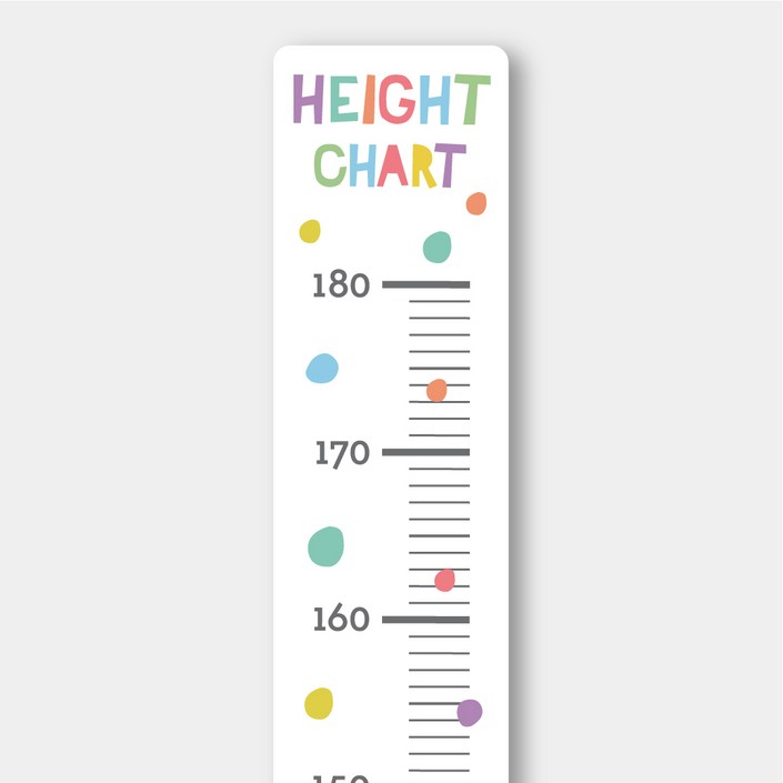 221B Studio 북유럽 디자인 아이 키재기자, 컬러버블