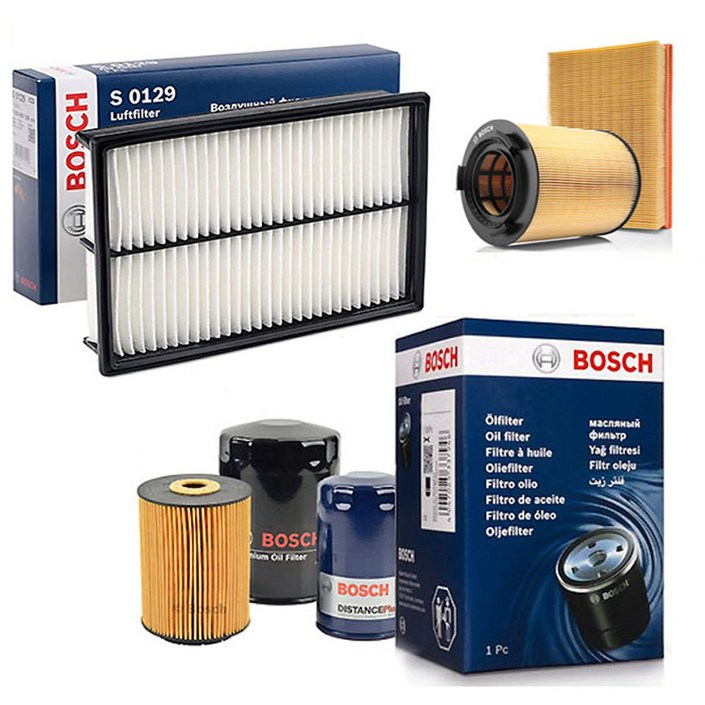 보쉬 팰리세이드 엔진 오일필터 + 에어 크리너 필터 세트, 1세트, 3.8 GDI 가솔린 18년12월~ MBF93