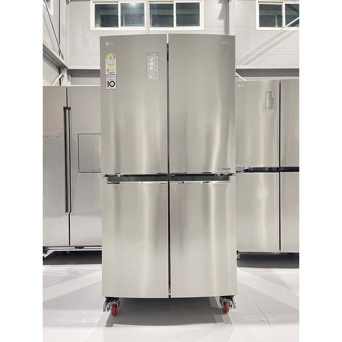 131 LG 870리터 대용량 4도어 중고냉장고 미니테이블 히든버튼 매직스페이스 메탈 상태깨끗