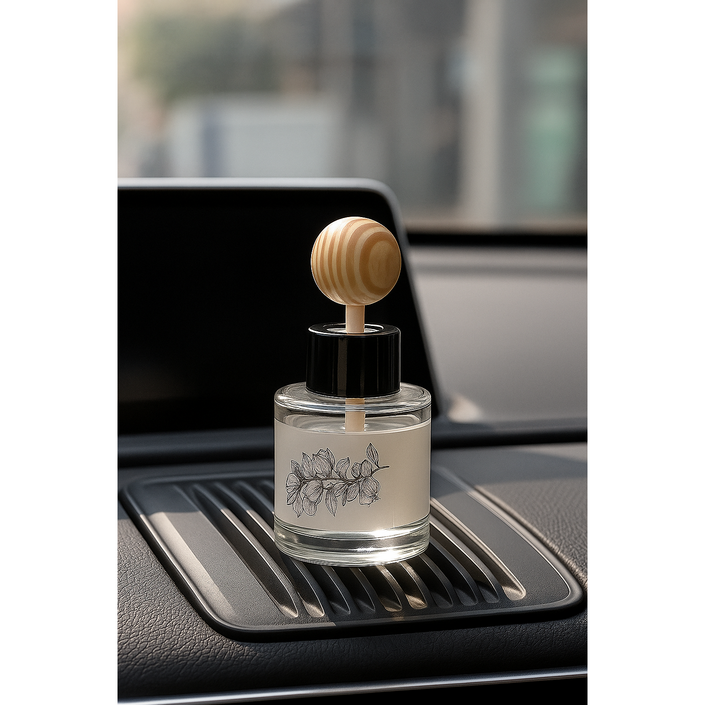 11 차량용 모던 고급 우드스틱 방향제, 크림슈가, 2개