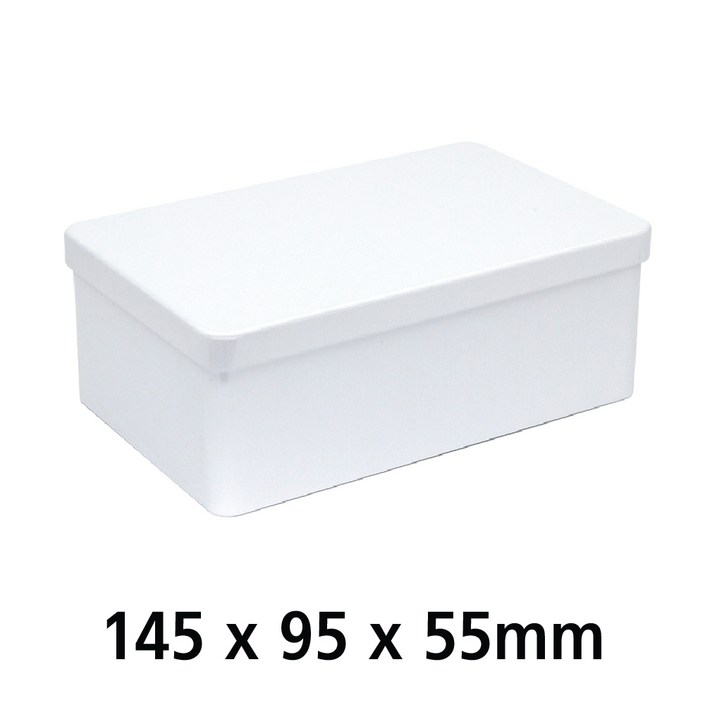 S098 화영제관 은색, 흰색 쿠키,마카롱 틴케이스, 흰색, 1개