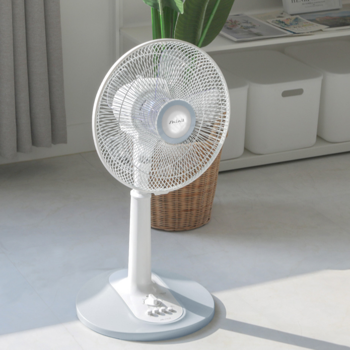 25년형 재입고신일 기본형 스탠드 선풍기 스카이블루 SIFK12WAB, 스카이블루 SIFK12WAB