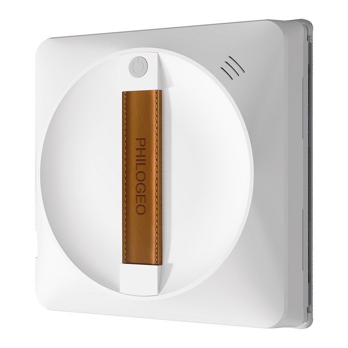 PHILOGEO 스마트 창문로봇청소기 63mm 초슬림 AI 시스템 초고청정효율 2025최신형 왕복 4방향 분사 효율적인 세척, 화이트