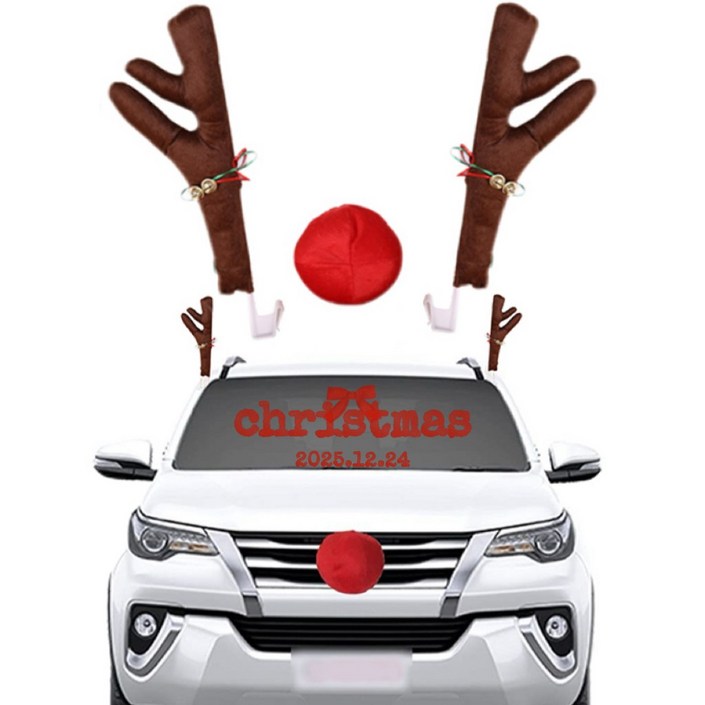 maomaodian크리스마스 장식 자동차용 크리스마스 세트   자동차  장식품SDQC5