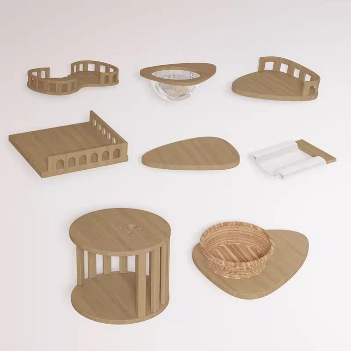 DIY 캣폴 캣타워 만들기 부품 고양이 해먹 선반 자유 조합