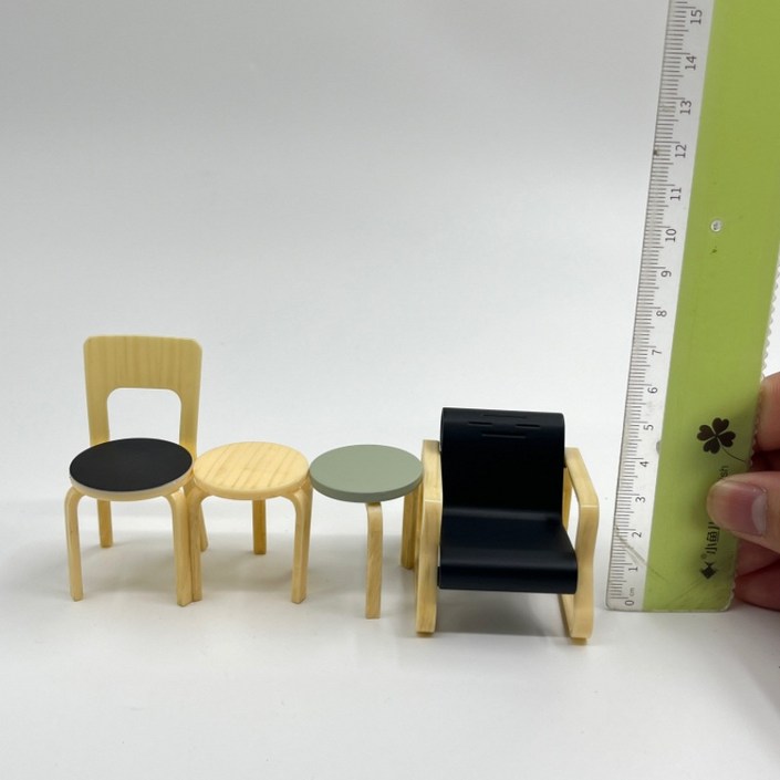 미니어처 미니미 의자 아르텍 미니어쳐 체어 1인체어 북유럽 스툴 조립식