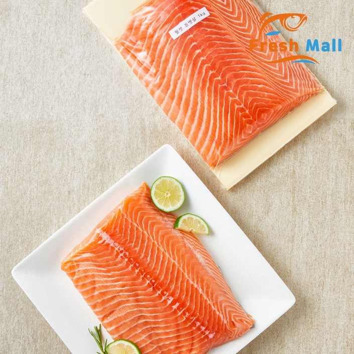 프레쉬몰 노르웨이 슈페리어등급 생연어 필렛 1kg, 1개, 1kg