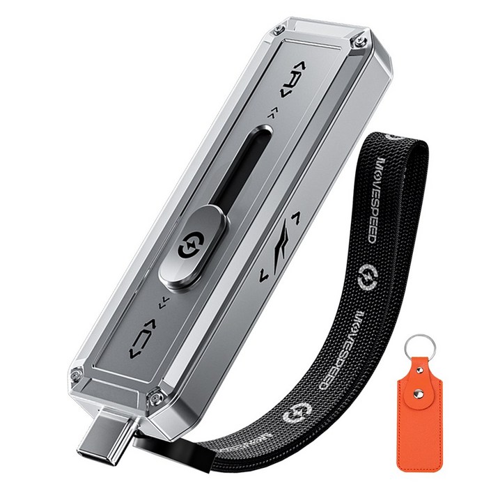 MOVESPEED SP20 2100MBs 초고속 USB 3.2 Gen2 외장 SSD 휴대용 저장장치 스마트폰 노트북 PC 호환 백업 파일이동 최적, 은색, 1TB