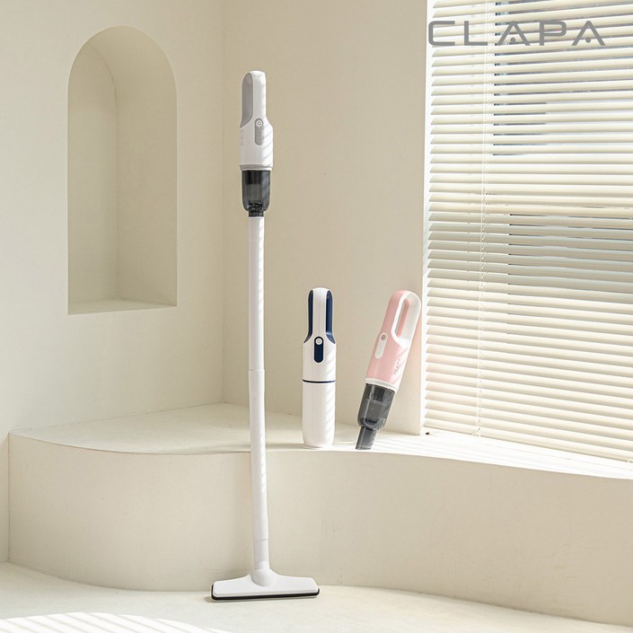 [누적 45만대 판매] 클래파 가벼운 미니 무선청소기 원룸 + 다용도툴