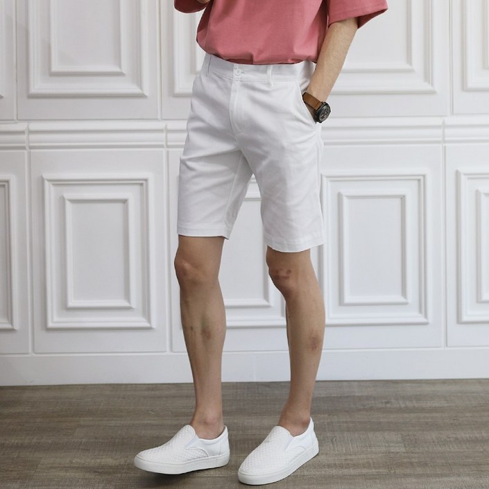 후앙스 베이직 면 스판 남자 반바지 IDCP737