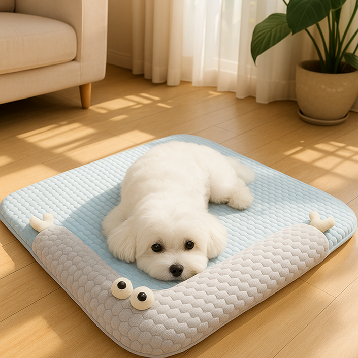 시원하시개 반려동물 강아지 쿨매트 방석 시원한 쿨링 쿠션 소형견 중형견 대형견