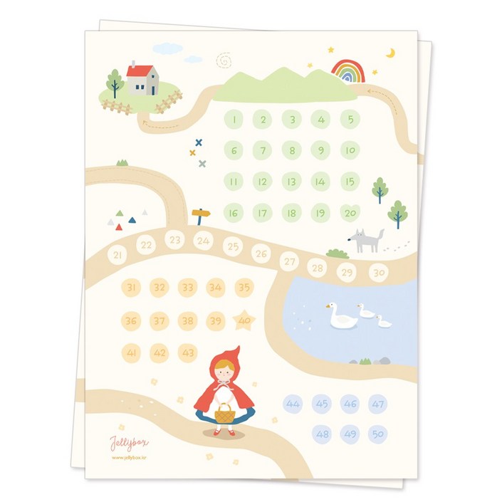 젤리박스 칭찬판 칭찬스티커판