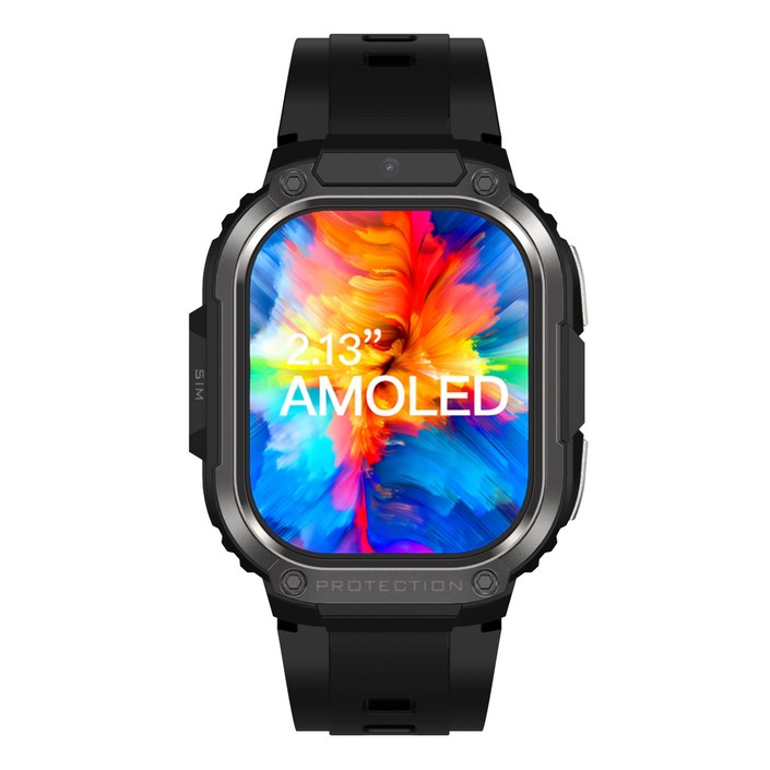 Rainbuvvy DM63 AMOLED 4G 스마트 워치 2.13