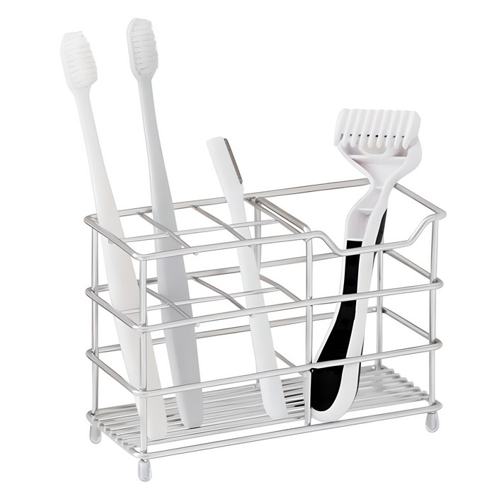 네이쳐리빙 스텐꽂이 칫솔 치약 거치대