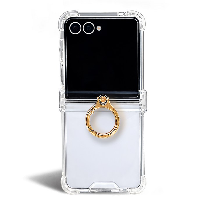 이케미 힌지보호와 핸드링 클리어 젤하드 케이스