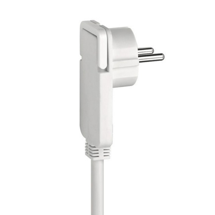 독일 Brennenstuhl 브레넨스툴 고용량 납작콘센트 플랫 플러그 1구 2M 화이트