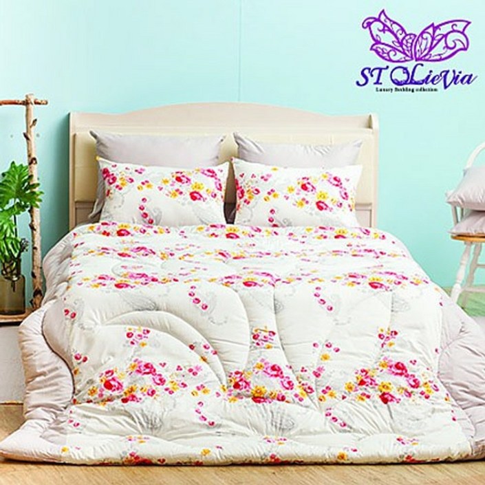 [홈쇼핑방송] ST올리비아 40수 순면 침구 4종세트(K)(색상선택)