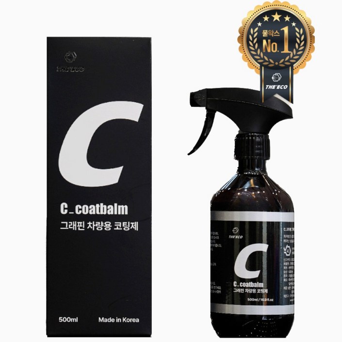 특허인증 디에코 친환경 그래핀 자동차 유리막 코팅제 코트밤 국내산 물왁스, 1개, 500ml