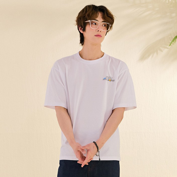 체이스컬트 본사직영공용 뒷판 그래픽 반팔 티셔츠DBRU5826D01