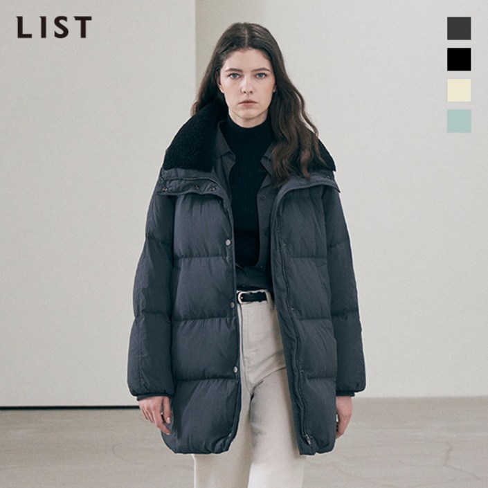 리스트 EXCLUSIVE 부클 칼라 덕다운 퍼TSDJPN82020DH2250819