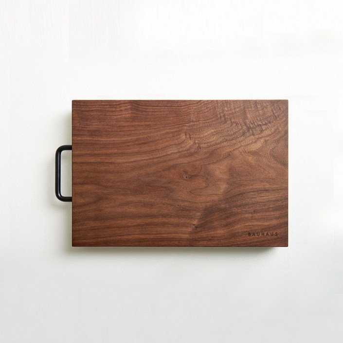 흑백요리사 바우하우스 북미산 호두나무 도마 모던 4025 중 통원목 월넛도마받침대증정