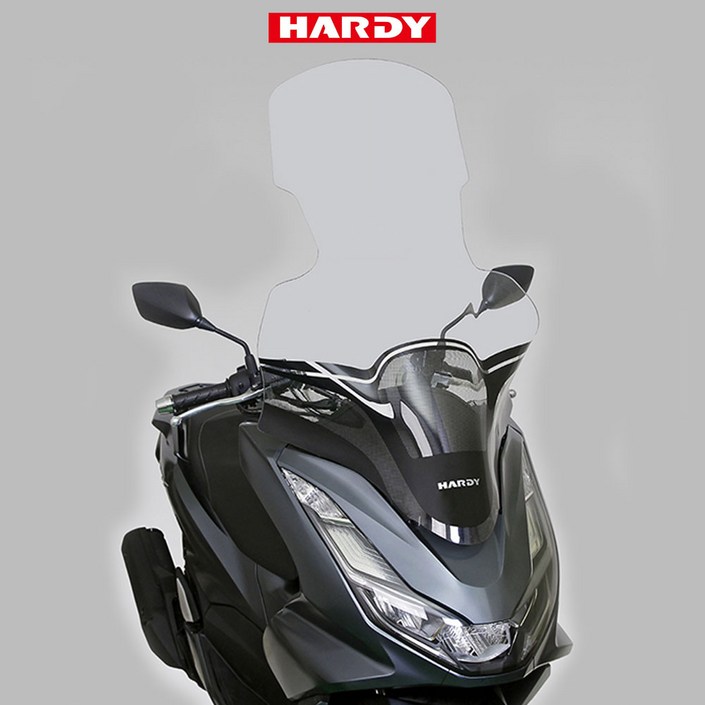 하디 혼다 PCX125 20212023 전용 롱 윈드스크린 클리어 색상, 1개