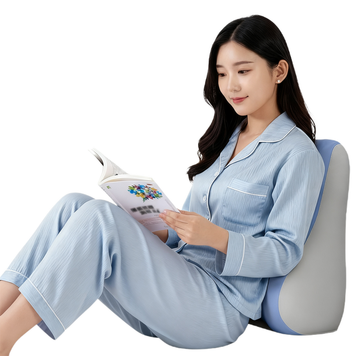 레스트핏 다기능 바디핏 메모리폼 등쿠션 허리받침 다리베개 겸용 릴렉스 쿠션