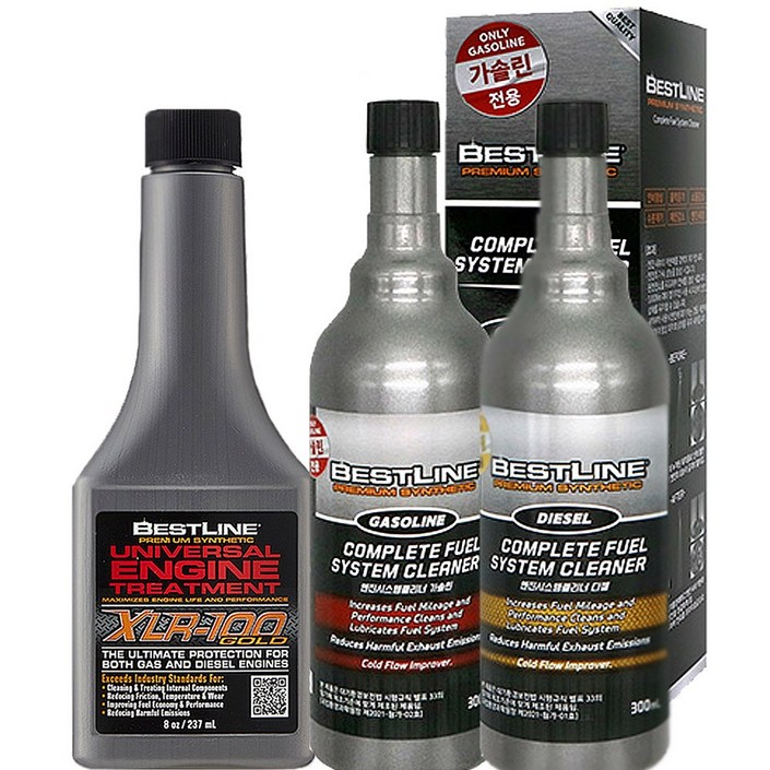 [미리내티씨] 베스트라인 엔진코팅제 237ml 연료첨가제 디젤 가솔린 엔진보호제 소음감소 출력향상 테핏소음, 1세트, 디젤/경유