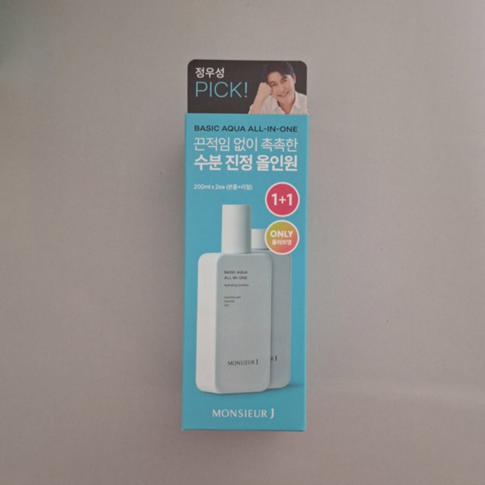 무슈제이 베이직 아쿠아 수분 진정 올인원 200ml 1개 무슈제이 베이직 아쿠아 수분 진정 올인원 200ml 1개