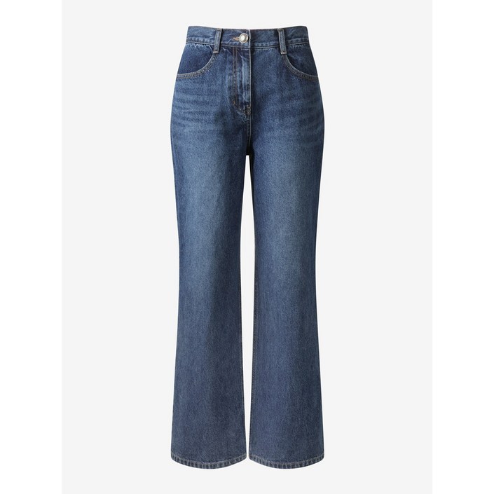 씨씨콜렉트 중계점 와이드핏 데님 팬츠 E254PSA148 여성 청바지