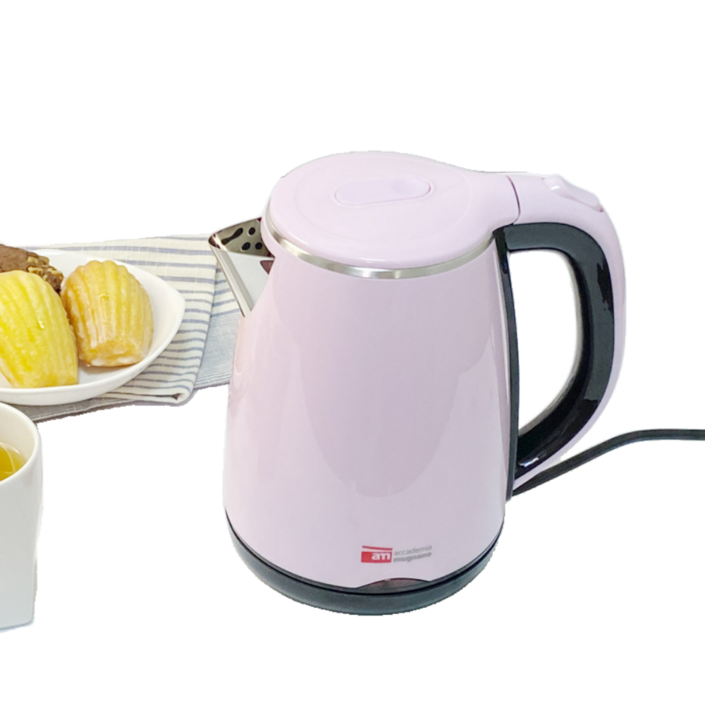 이태리 am 전기포트 1L 커피포트전기주전자티포트백화점브랜드 저소음 통스텐 일체형 파스텔, 핑크JH110P재입고 완료