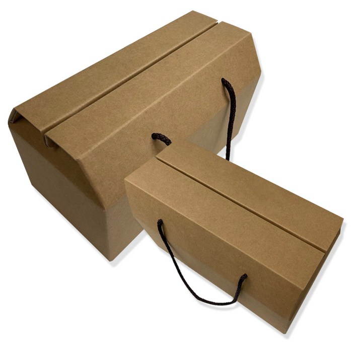 튼튼한 크라프트 끈상자 끈박스 답례품박스 답례스티커모음