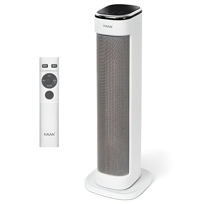 한경희이지라이프 초저소음 PTC 타워형 리모컨 그래핀 온풍기