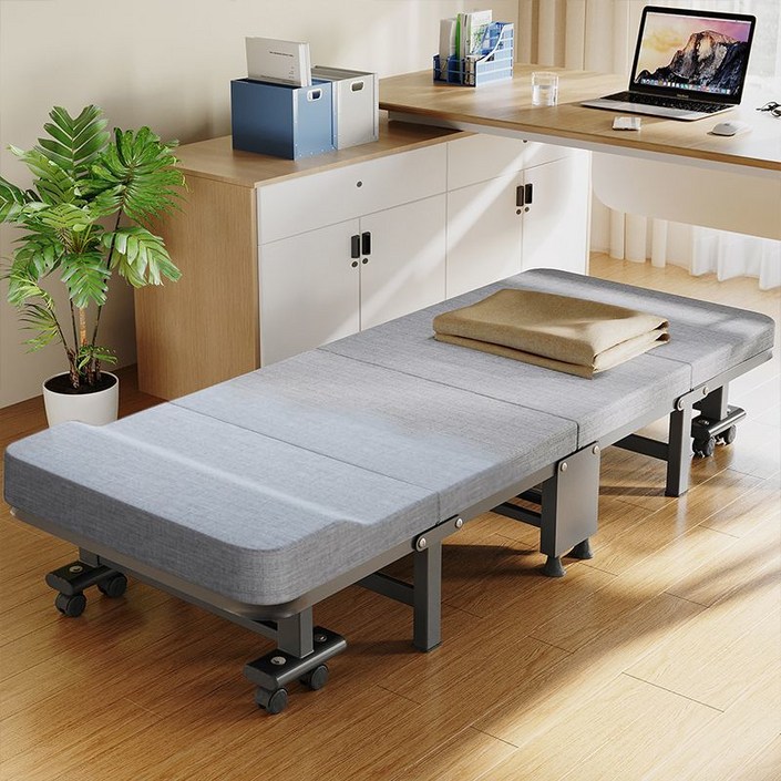 접이식 침대 간이침대 사무실 낮잠용 휴대용 접이식침대 1인
