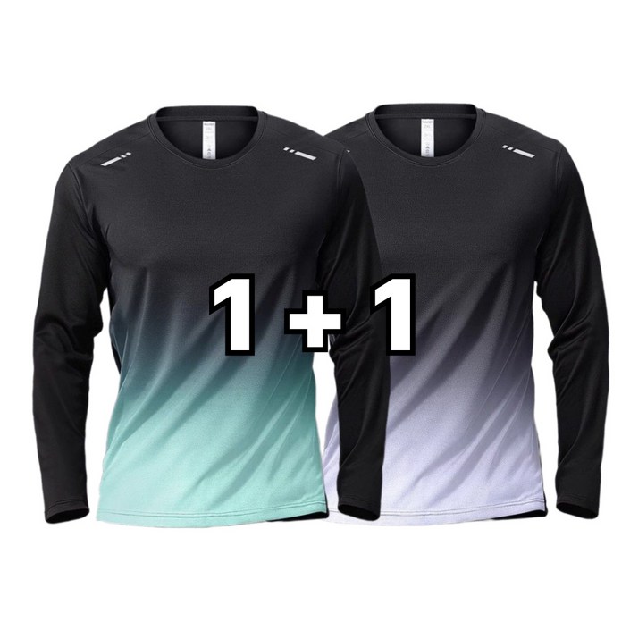 어반네이비 남자 여름 쿨티셔츠 냉감 스포츠 반팔 긴팔 티셔츠 1+1