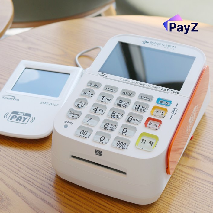 최신형 유선 카드단말기 신용카드체크기 결제기 IC카드기 SMTT225 페이Z, 1개, 법인사업자인터넷랜선