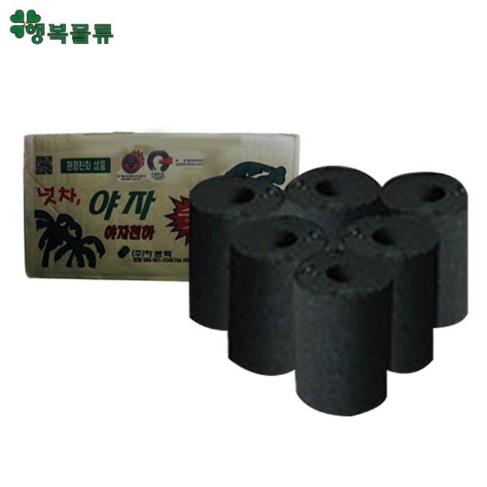 야자천하 120개입 11kg 업소용 캠핑용 팬션용 바베큐 숯불 친환경 야자숯 코코넛 1, 1개