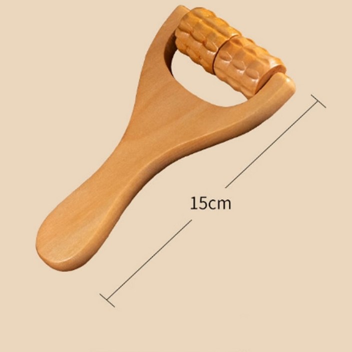 나무괄사 지압봉 마사지기 두피 발 승모근 림프순환 이완