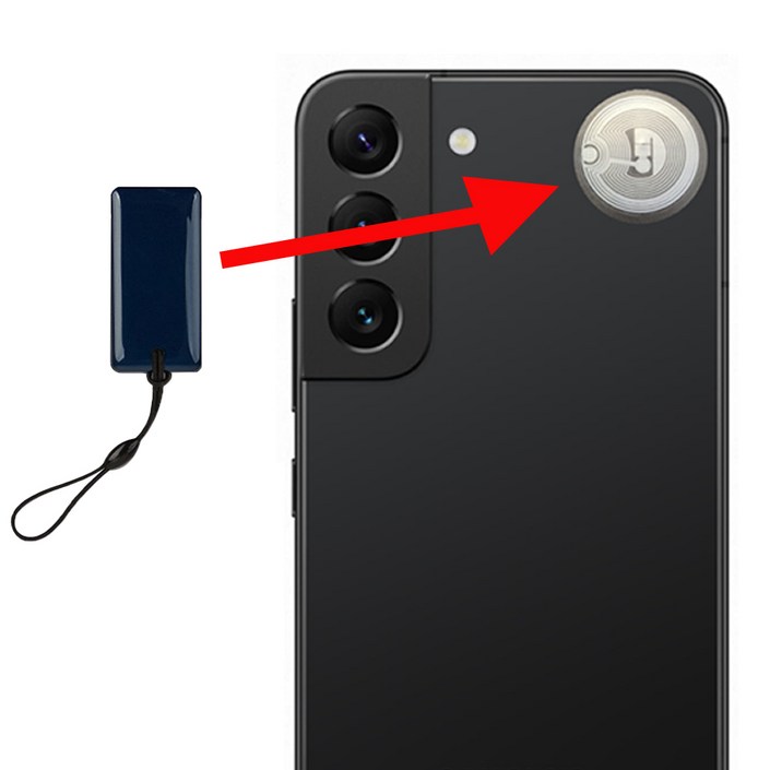모두키 CUID 스티커형 카드키 복사 RFID NFC 태그 공동현관 음식물쓰레기 분실방지, 1개, 1 비금속형