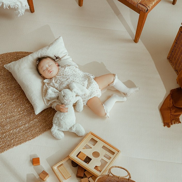 리포소홈 롤매트 층간소음 아기 매트 pvc 셀프시공 17mm, 아이보리