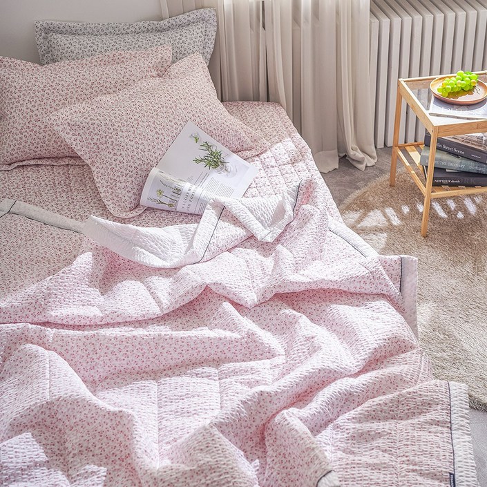 어리연 시어서커 여름이불 침구 세트 시원한 냉감 이불