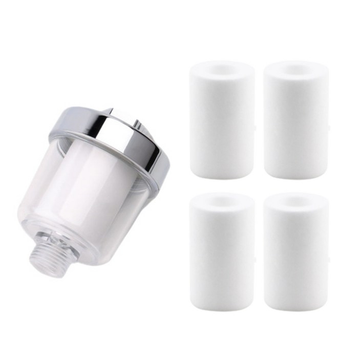 썬샤워 해바라기 샤워필터 1세트 필터본품1개교체용필터4개, 1개