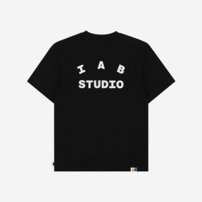 [정품] IAB Studio 아이앱 스튜디오 10주년 티셔츠 블랙 IAB Studio 10th Anniversary T-Shirt Black 20240129