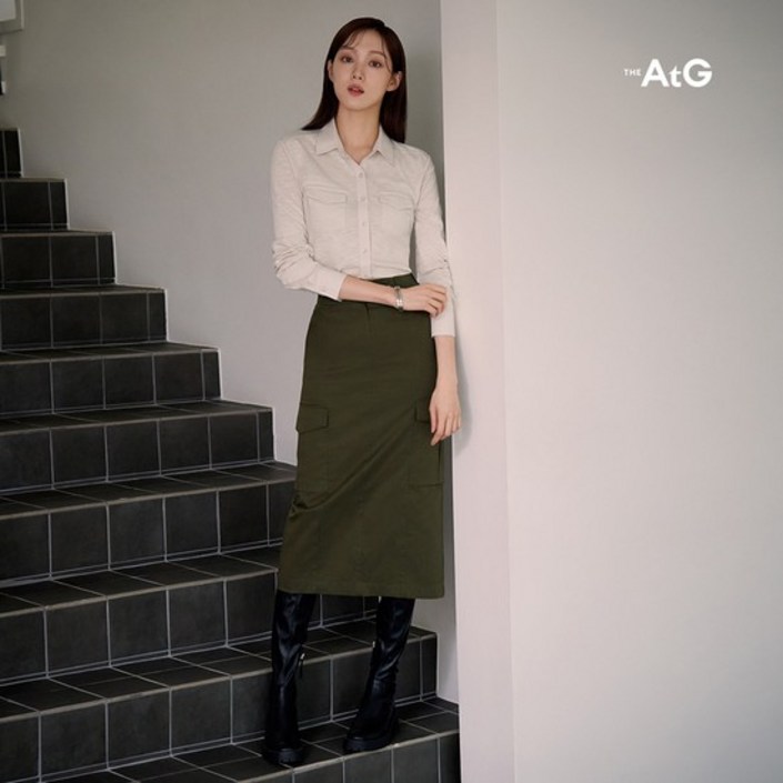 The AtG 더엣지 23FW 포켓 카고 스커트 The AtG 더엣지 23FW 포켓 카고 스커트