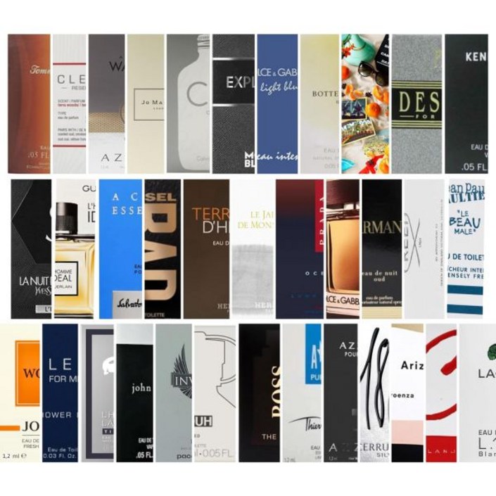 남성 쾰른 탑 디자이너 최고 평점 샘플 로트 - 하이엔드 틈새 가장 인기 있는 향수 샘플러 바이알 세트(랜덤 10개)