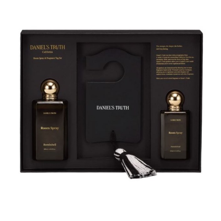 다니엘 트루스 룸스트레이 밤쉘블라썸 세트 집들이 선물,신혼부부 선물, 1세트, 150ml