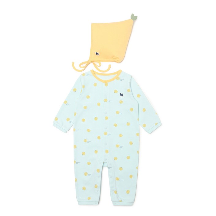 정품 블루독베이비 MN아삭피망 세트 우주복44A7004114 출산선물