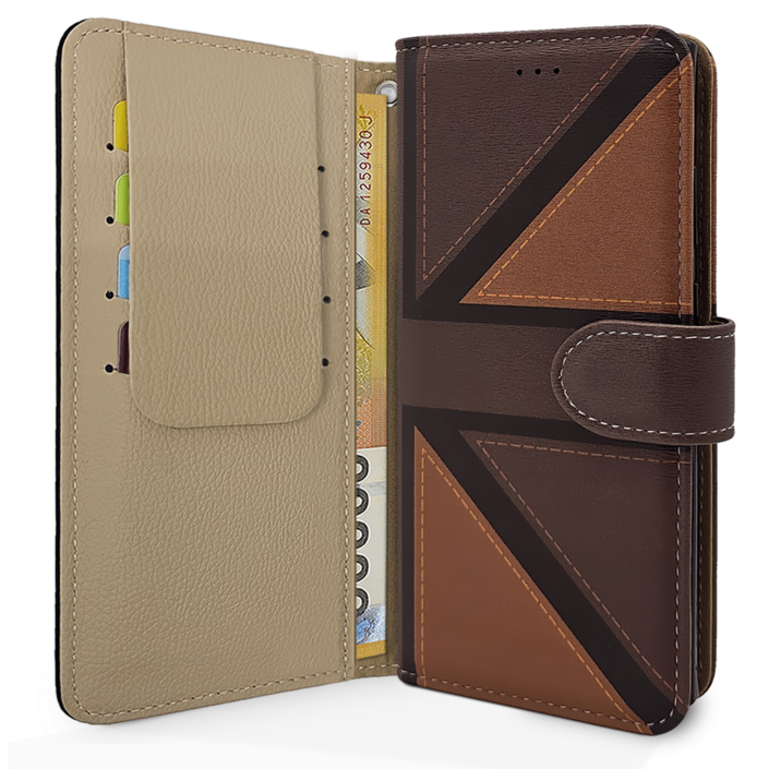 아리움 헤리스 런던 가죽 지갑형 카드 핸드폰 케이스