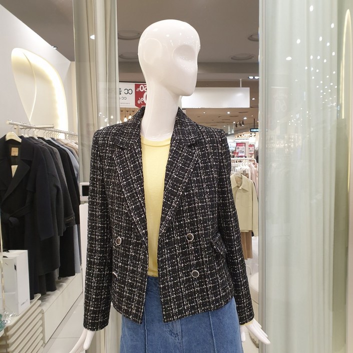 씨씨콜렉트인기트위드 더블자켓 E221PSF123 NC아울렛