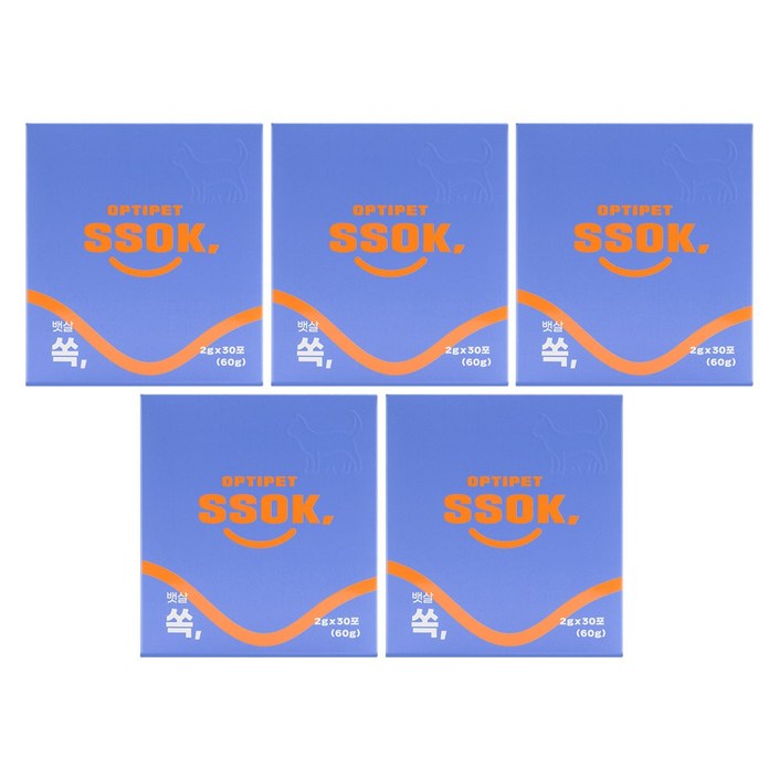 옵티펫 반려동물 영양제, 30회분, 다이어트체중감소, 5개